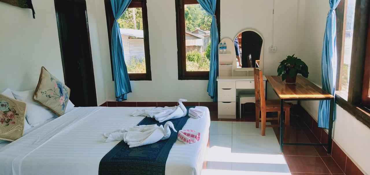 Villa Mekong Guesthouse Muang Pakbèng Quarto foto